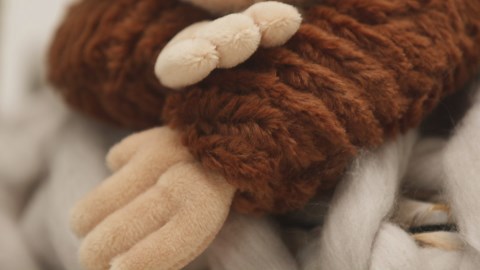 Mary Meyer Little Knottie Lovey Security Blanket, 10 x 10-Inches, Down Under Koala