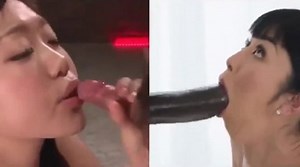 媚黑 没有对比就没有伤害 美女吃鸡的心情各不相同 女人在黑祖宗手里像小鸡似的 操的白浆直流