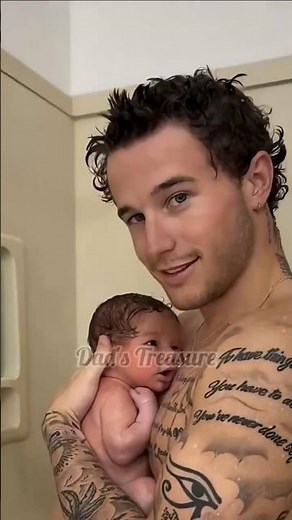 A Father’s Gentle First Touch #dadandbaby #dad #shorts #gentlelove