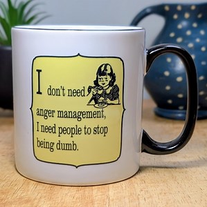 Funny Anger Management Coffee Mug for Her - Etsy UK
