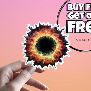 Inside a Black Hole Sticker: Trippy Space Explosion Waterproof Sticker - Cosmic Decor for Laptops, Kindles, Ipads, Journals and Water Bottle - Etsy
