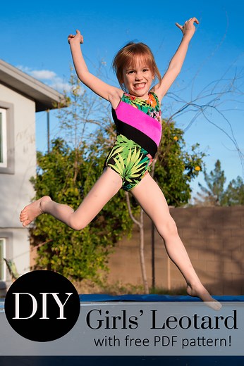How to Make a Girl's Leotard (Free Sewing Pattern) • Bonnie and Blithe
