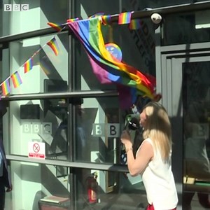 3.3K views · 36 reactions | Our presenter Stephanie Hirst unveiled a rainbow plaque today... | BBC Leeds | Facebook