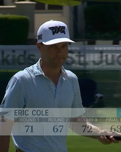 A costly bogey, but clutch putt for Eric Cole on the 72nd hole. He entered the hole projected 41st in the #FedExCup and is now 48th. Reminder: Only the top 50 advance to the BMW Championship. | PGA TOUR