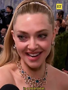 Amanda Seyfried on Mamma Mia! 3 at Met Gala