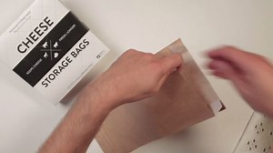 Formaticum - 75-Pack Cheese Storage Bags - 6.25 x 11 Wax Paper Bags to Keep Cheese or Charcuterie Fresh - Professional Grade Cheese Paper for Wrapping Cheese - Porous Brown Paper Bags From France