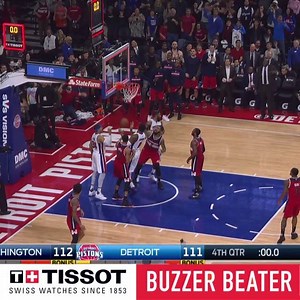 406K views · 10K reactions | For the win! Marcus Morris gets the Tissot buzzer-beater for the Detroit Pistons! #ThisIsYourTime | NBA | Facebook