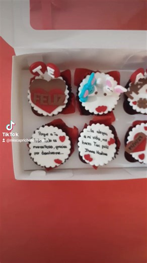 Feliz mesario mi amor❤️ #sorpresas #regalos #cupcakes | Mis caprichos cupcakes