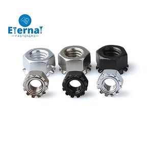 [Hot Item] Black Oxide Self-Locking Hexagon K Lock Nut with External Tooth Washer