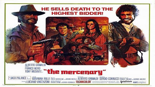 ASA 🎥📽🎬 The Mercenary (1968) a film directed by Sergio Corbucci with Franco Nero, Tony Musante, Franco Giacobini