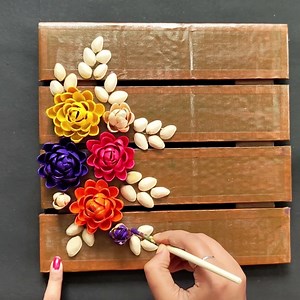 1.3M views · 4.9K reactions | Pasta shells reusing idea _ Beautiful craft #crafts #pastashells #reusing | Deep's CRAFT | Facebook