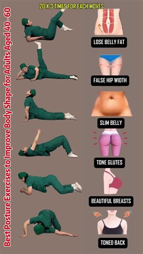 Improve Your BODY Shape with Simple Exercises for Adults Over 40