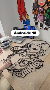 11K views · 139 reactions | Androide 18  Hecho con hamabeads ✨️ . . #hama #perlerbeads #beads #dbz #dragonballz | Mell Ocotton | Facebook
