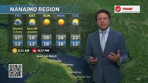 It won’t be very much but it’ll get a little wet for parts of Vancouver Island tomorrow! ☔️ Temperatures will go up again Sunday. Check out the details with Warren’s Web’ther. | CTV Vancouver Island