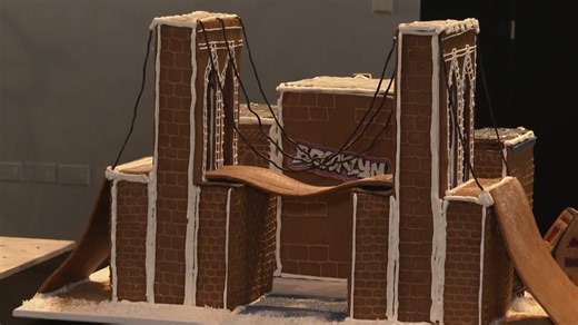 Bakers create gingerbread NYC landmarks. | GoDanRiver
