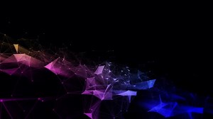 4k abstract Digital background with graph made of nodes shaped technology text.