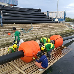 [Hot Item] The Discharge Line Sand Delivery Pipes Floaters Hoses Self-Floating Dredging Pipeline