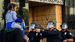 George Floyd protests: Shocking footage of fires outside the White House