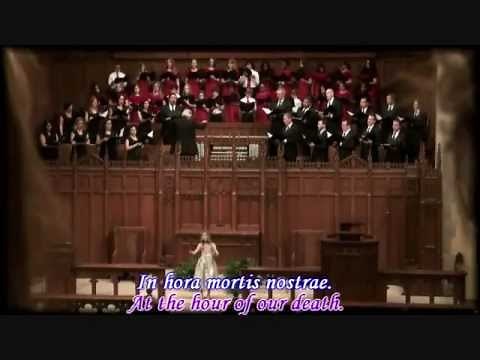 Ave Maria (Schubert) ( Jackie with lyrics )