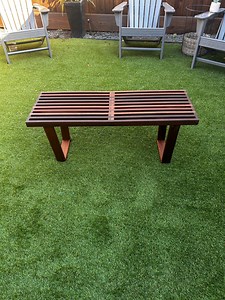 George Nelson Inspired Outdoor Bench. - Etsy Australia
