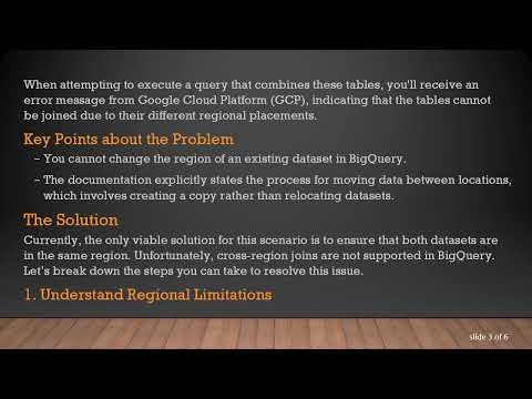 How to Handle the BigQuery Error when Joining Tables from Different Regions