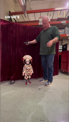 Jester marionette. #scottlandschool | Lisa Land