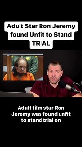 7.3K views · 113 reactions | Adult Star Ron Jeremy found unfit to stand TRIAL #reelsviral #reelsinstagram | Vincent Briatore | Facebook