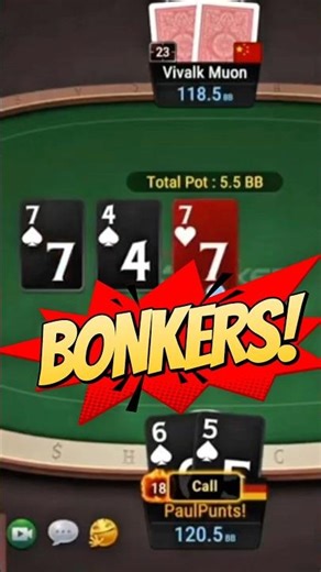 Straight Flush One Time! 🤡