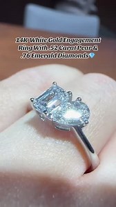 Heart eyes for 2 stone rings😍 #engagementring #whitegold #2stone #diamonds | Grogan Jewelers By Lon