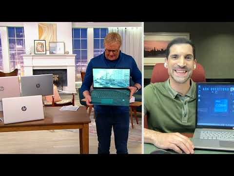 HP 17" Touch Laptop Intel i3 512GB SSD with Tech Support & MS 365 Option on QVC