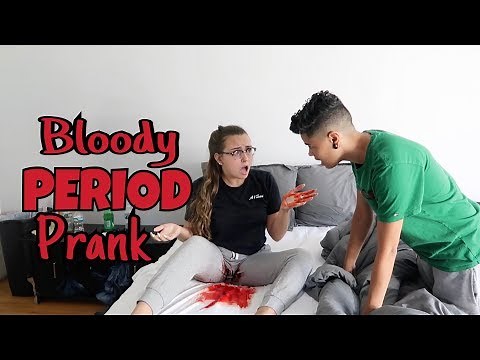 BLOODY PERIOD PRANK!