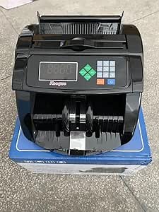 Money Counter Machine with UV/MG/IR Detection, Kaegue Bill Counting Machine with Counterfeit Cash Detection - Batch/Add/Modes, 1,000 Notes Per Minute (Black)