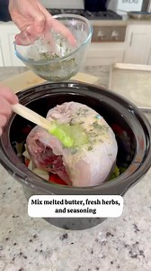 🎄🦃 Nothing says holiday comfort like tender, juicy turkey and rich homemade gravy. This Herb Butter Turkey with Gravy is the kind of slow cooker magic that makes your whole house smell warm and festive. Fresh herbs, melted butter, and simple seasonings come together for the coziest, most flavorful turkey breast and the gravy cooks right in the crock pot. Perfect for small holiday gatherings, easy weekend dinners, or when you just want that classic holiday taste without the stress. RECIPE: ➡️ h