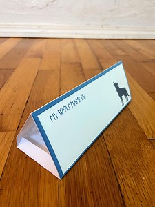 Marque-places pour jeu de loup, fête d'anniversaire sur le thème du loup, faciles à imprimer et à afficher, différents graphismes de loup, un nom par page ! - Etsy France