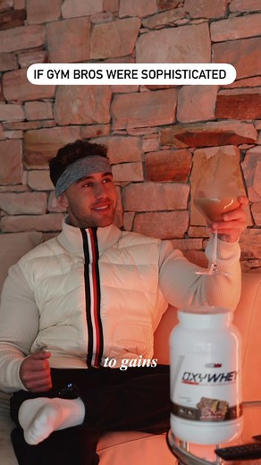 Tag a gym bro 🍷💪🤣 #ChadrickAndBradley 🍷Vintage Oxywhey by @ehplabs (code: ZAC10) #fitness #comedy #health #skit #contentcreator #ehplabs #protein #gymbro #gym | Zac Perna