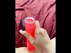 POV SCHOOLGIRL FIRST TIME DILDO
