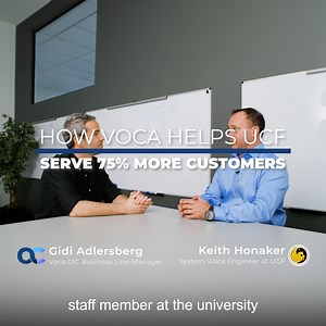 UCF chose AudioCodes' Voca CIC for one reason: to modernize their contact center with a solution that works. Read their success story today >> | AudioCodes