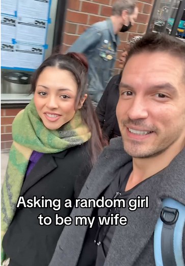 Asking a random girl to be my wife #fyp #wife | some random girl on tiktok