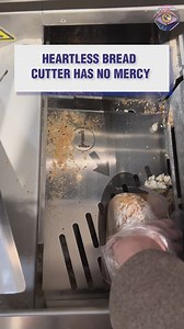 Heartless bread cutter leaves loaf disfigured | Joyful