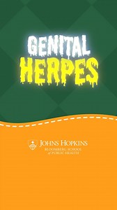 3.2K views · 15 comments | It’s spooky season, but genital herpes doesn’t have to be scary. Learn more about genital herpes, how it spreads, and what to do if you think you might have it by visiting www.cdc.gov/herpes/about/index.html | Johns Hopkins Bloomberg School of Public Health | Facebook