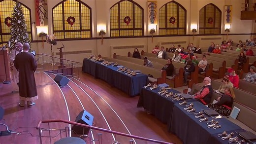 Tim Ryckman and Chris Mikell as "The Shepherds". | Royal Oak First United Methodist Church