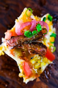 Bourbon Infused Hot Sauce: part deux! . At it again, and upping the difficulty. Same recipe as the last hot sauce, just fermented for a week. Huge upgrade in flavor. Time is, once again, the best ingredient! . . . 📸: @thekitchenwhitelaw . . . #TheKitchenWhitelaw #hotsauce #fermentation #nachos #hotpeppers #jalapeño #habanero #serrano #poblano | The Kitchen Whitelaw