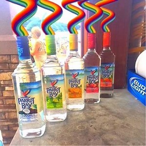 Try a Voodoo Bucket with all your favorite Parrot Bay flavored!! #mmmmdelicious #letsgetcoconutty #poolpartyparadise #yeahweparty | Coconuts At The Lake