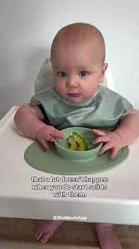 Realistic and unedited clips of a baby starting solids and trying food for the first time.