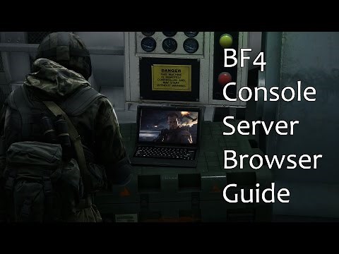 BF4 Console Server Browser Guide