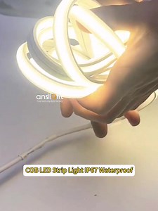 18 reactions · 4 comments | IP67 Water Resistant outdoor led strip lights owns IP67 rated waterproof, suitable for Home, Balcony, Roof, Backyard, Garden, Patio, Porch #light #lighting #lightingdesign #striplight #striplighting #LED #lightstrip##factorysale #CHINA #striplights #flowinglight #ledfactory #ledfactory #ledeffect #SMD #cob#led #COB #Guzhen #factory #striplighting #lightingdesign | COB Strip-Anslight | Facebook