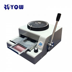 [Hot Item] Wholesale Metal Plate Dog Tag Embossing Machine for Name Tag