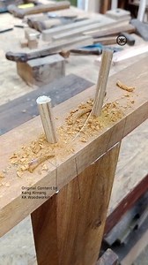550K views · 814 reactions | Angled Dowel Hole Trick for Strong & Long-Lasting Wood Joints #woodworkingtips #woodjoints #doweljoint #angleddowel #customwoodworking #woodworkingreels | Sukiman . | Facebook