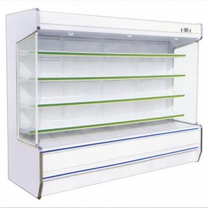 [Hot Item] Supermarket Vegetable Refrigerated Display Cabinet, Air-Cooled Beverage Freezer