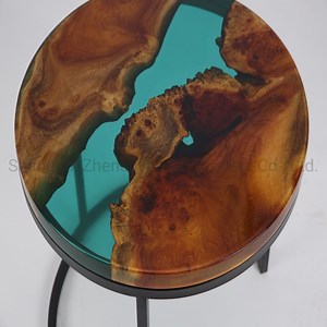 [Hot Item] Luxury Epoxy Tea Table Resin Inlay Table